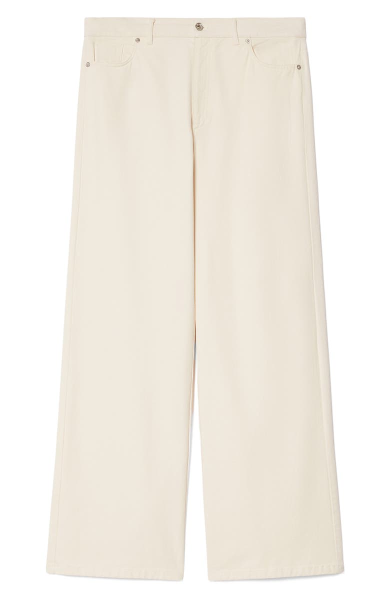 Marina Rinaldi Sport Collection Wide Leg Jeans, Alternate, color, Milk