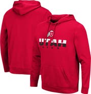 COLOSSEUM Men's Colosseum Red Utah Utes Lantern Pullover Hoodie