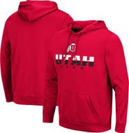 COLOSSEUM Men's Colosseum Red Utah Utes Lantern Pullover Hoodie