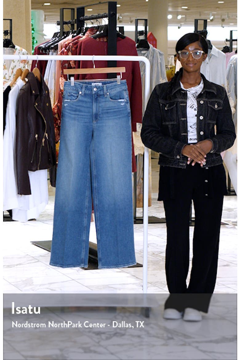 Sasha High Waist Wide Leg Jeans video