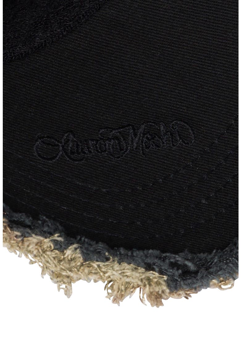 Jilly Crystal Red Lip Trucker Hat, Alternate, color, Black Camo