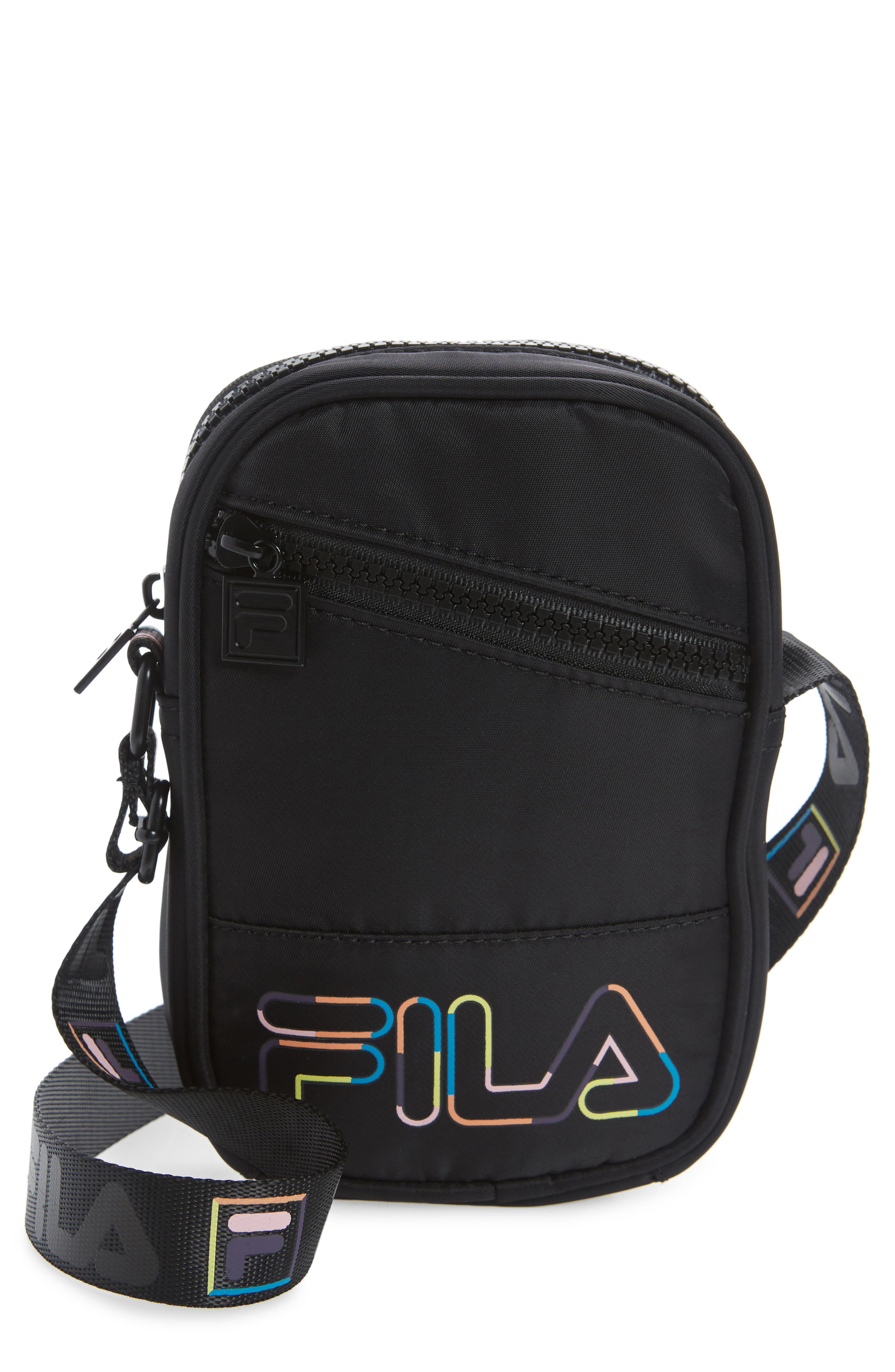 FILA Electric Nylon Camera Bag, Main, color, 