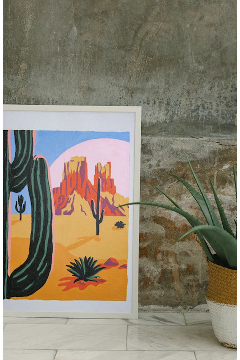 Desert Daydream Paint-by-Numbers Kit, Alternate, color, Orange / Green