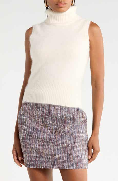 Mazzy Brushed Cashmere Sleeveless Sweater