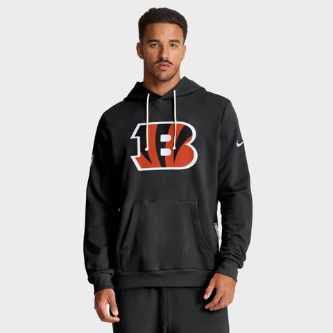 Men's Nike Black Cincinnati Bengals Sideline Standard Issue Initial Home Dri-FIT Hoodie