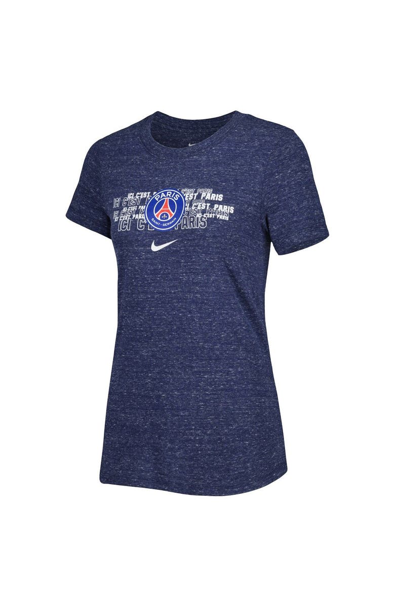Nike Women's Nike Navy Paris Saint-Germain Varsity Space-Dye T-Shirt, Alternate, color, 