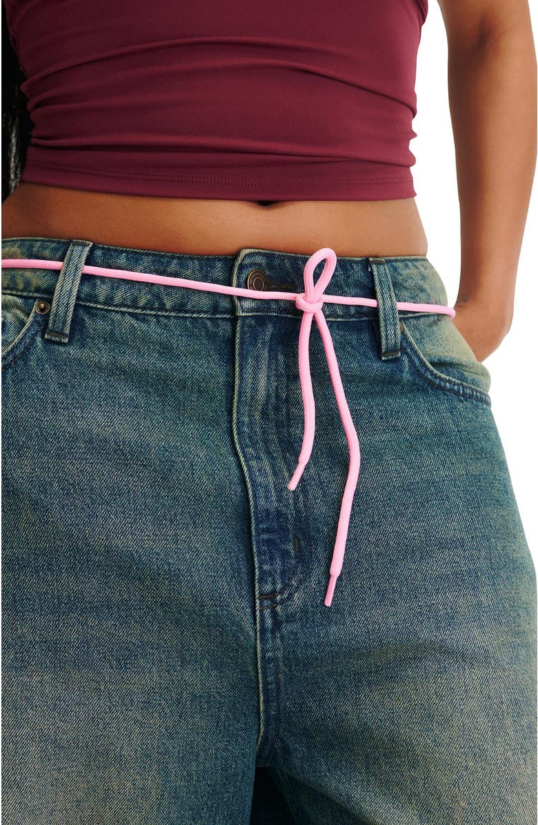 Cotton On Women's Curvy Boyfriend Super Baggy Jean, Alternate, color, Y2k Washed Blue