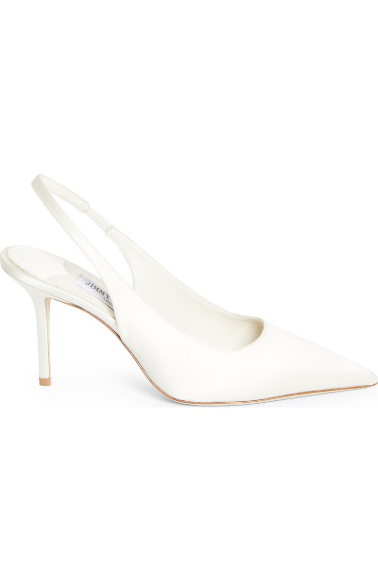Jimmy Choo Love Pointed Toe Slingback Pump, Alternate, color, Ivory