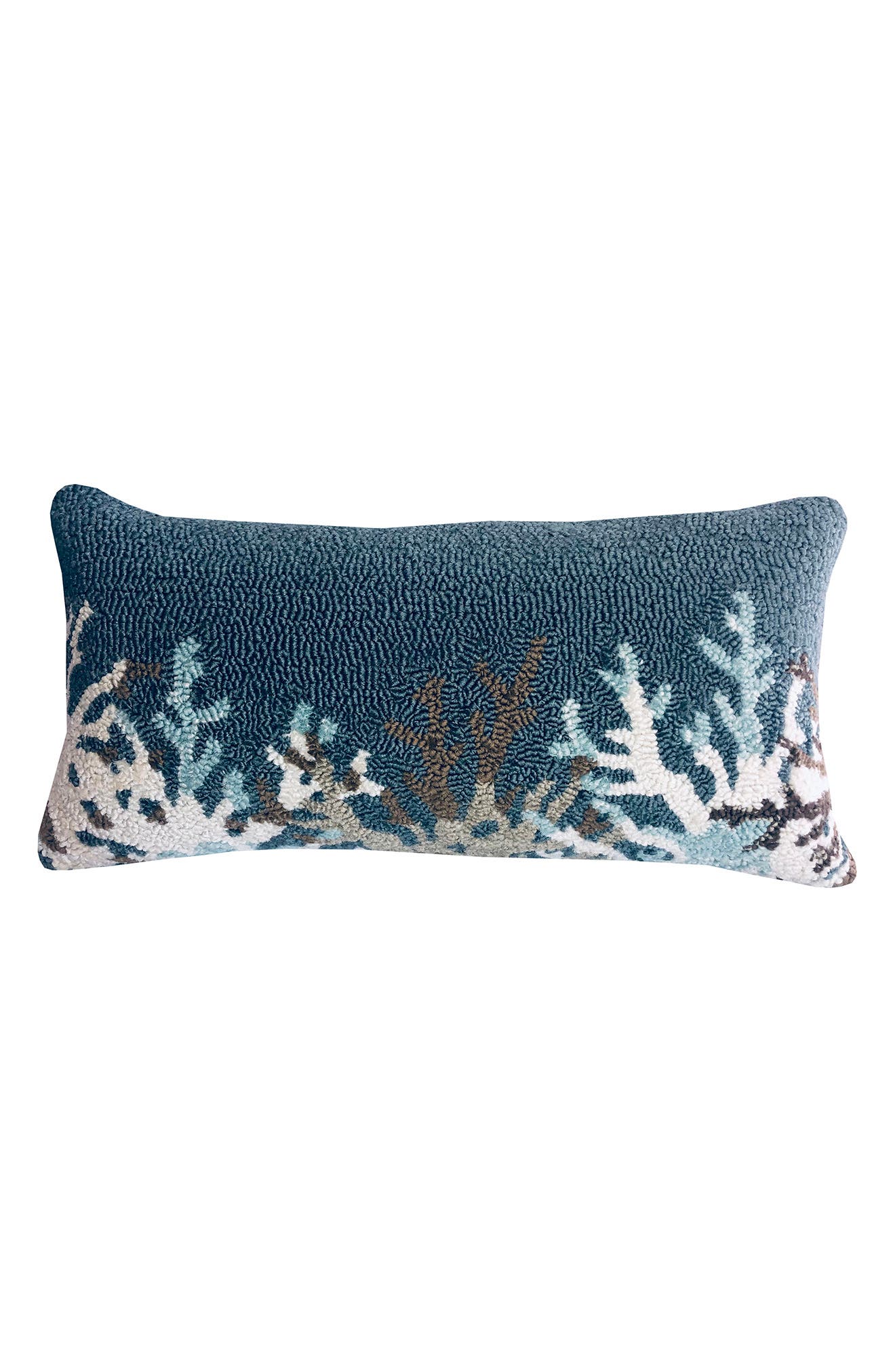 R16 HOME Coral Border Indoor/Outdoor Throw Pillow