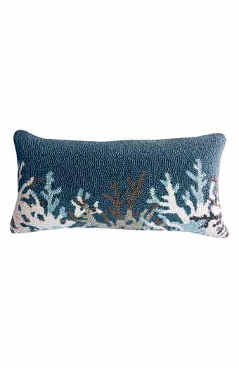 R16 HOME Coral Border Indoor/Outdoor Throw Pillow