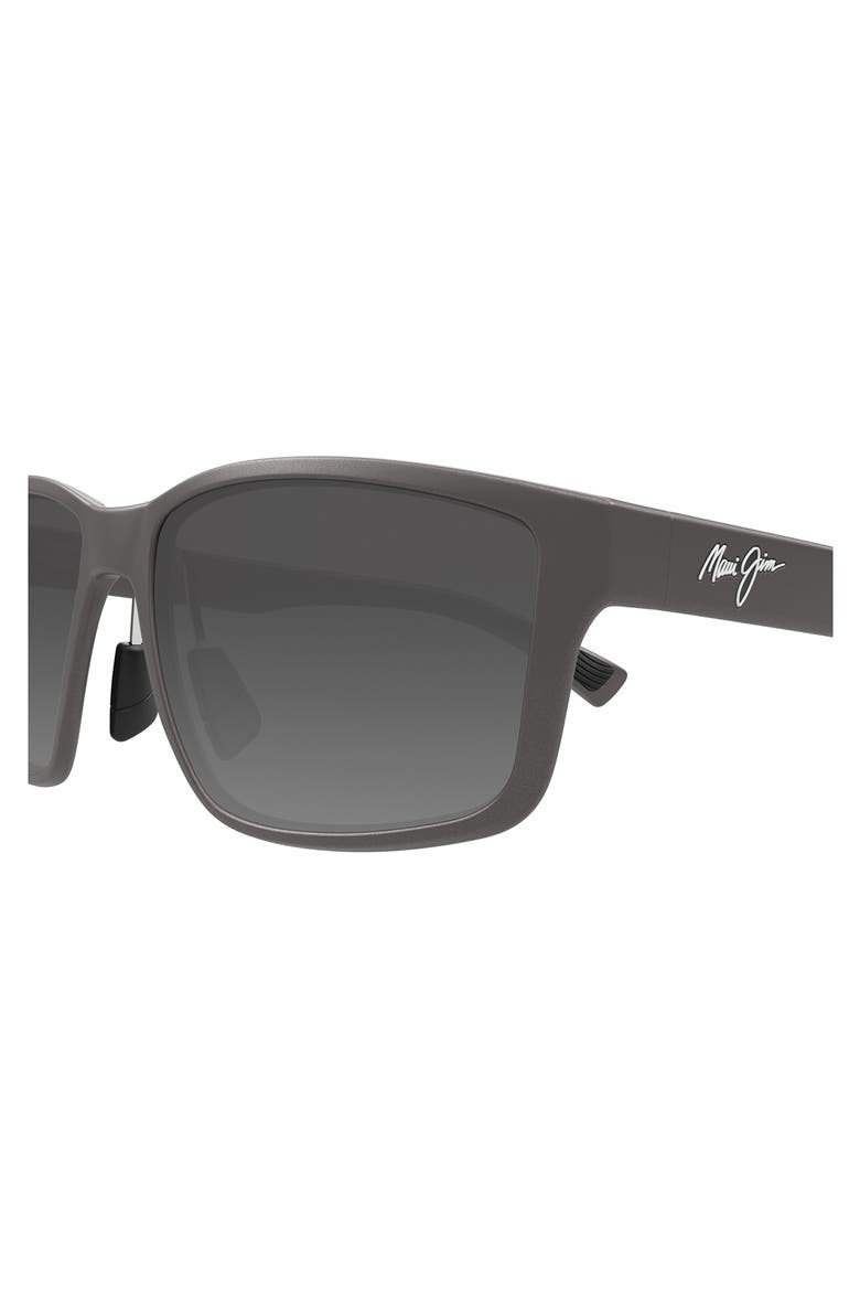 Walewaha 55mm PolarizedPlus2® Rectangular Sunglasses, Alternate, color, GREY
