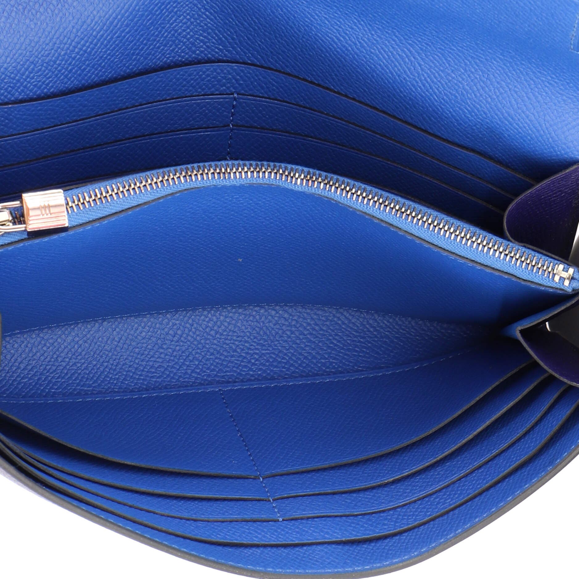 Kelly Wallet Verso Epsom Long, Alternate, color, Blue