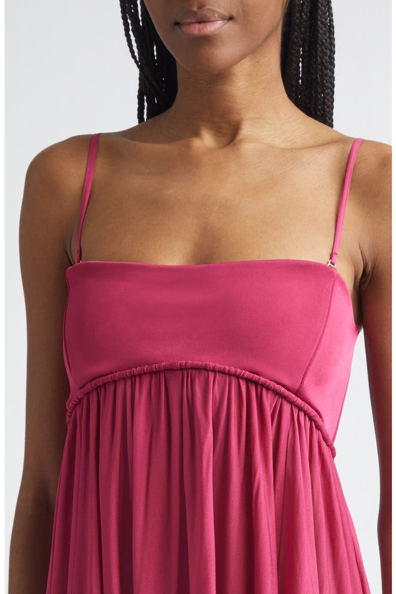 Luna Jersey Bandeau Gown, Alternate, color, FUCHSIA