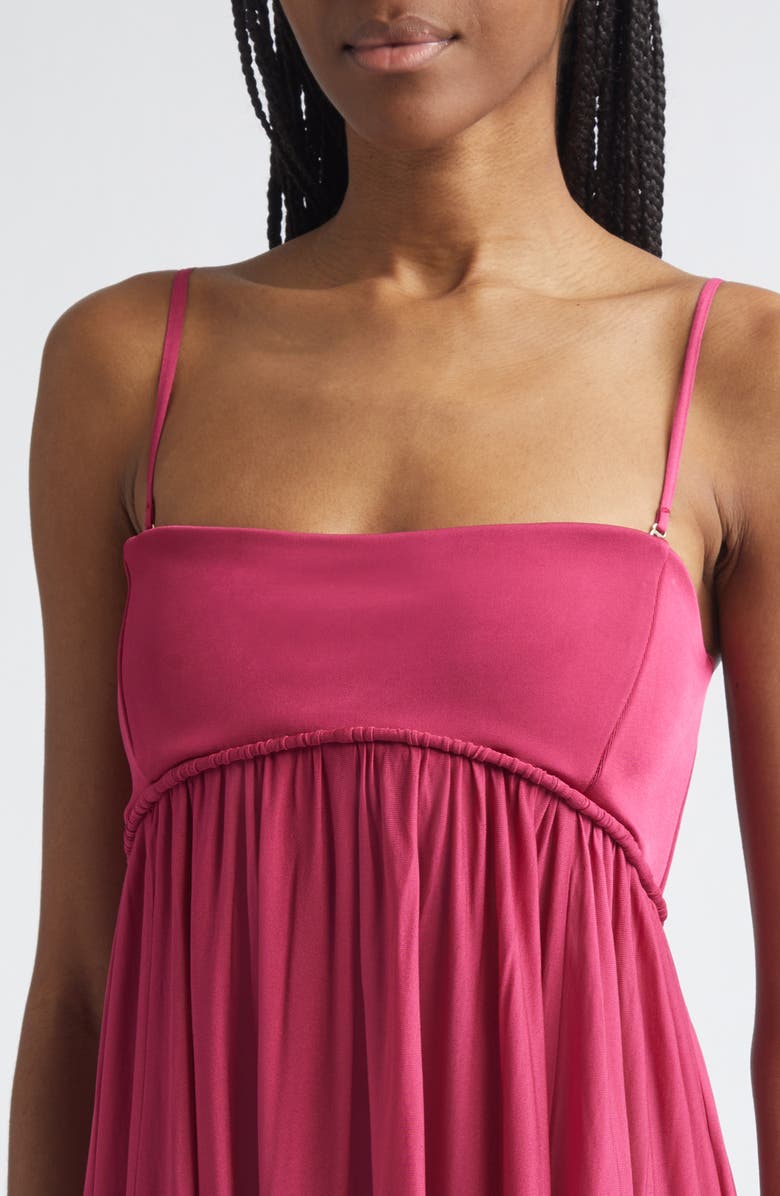Zimmermann Luna Jersey Bandeau Gown, Alternate, color, Fuchsia