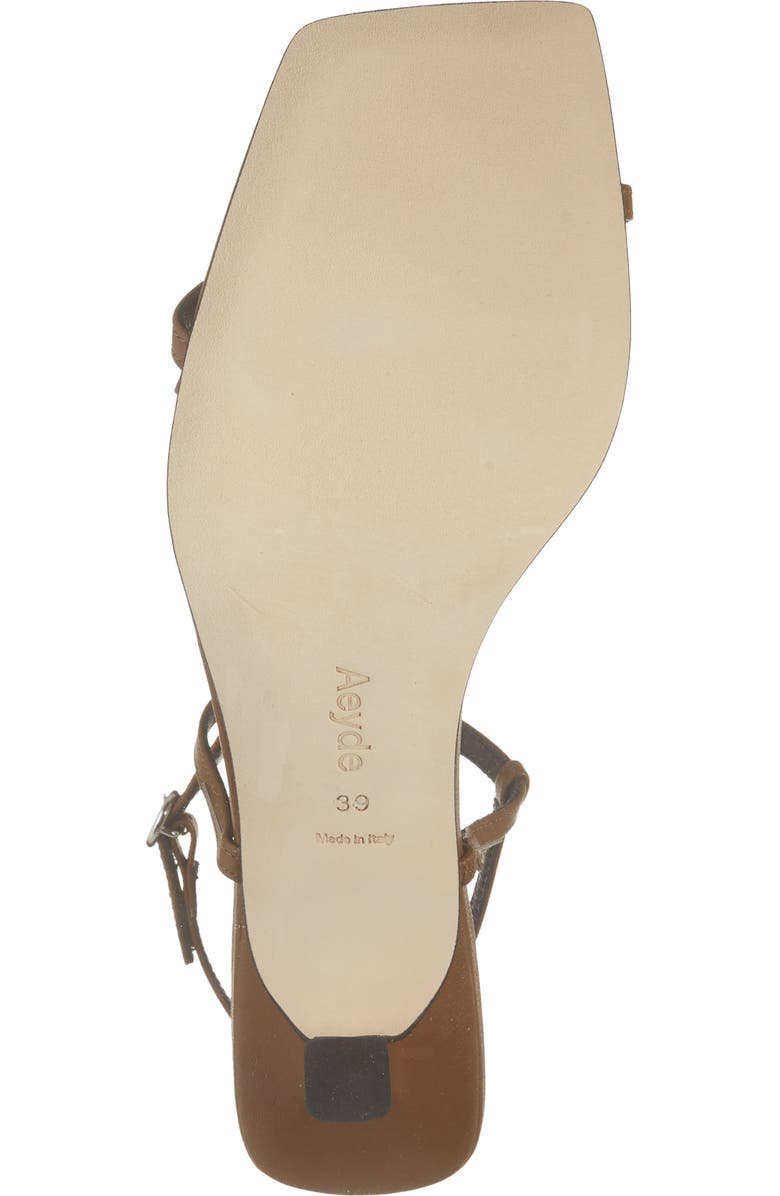 aeyde Elise Sandal, Alternate, color, Tobacco