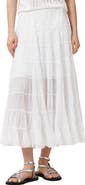 AllSaints Eva Tiered Midi Skirt
