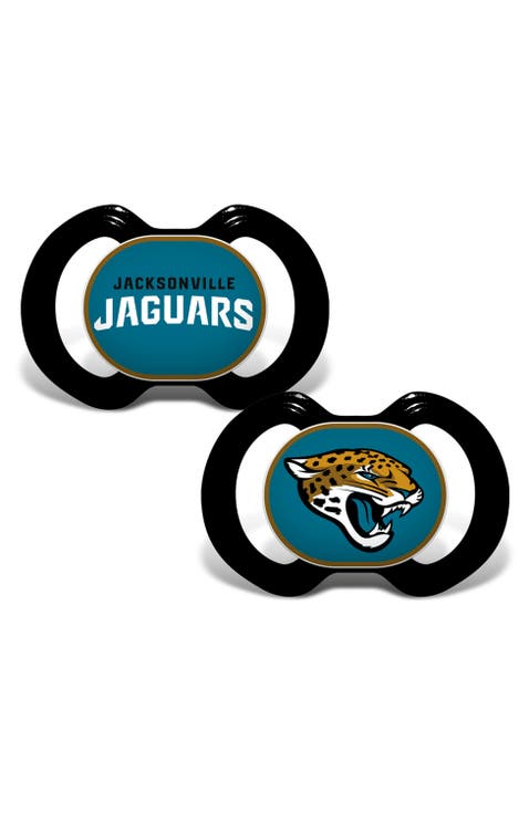 Babyfanatic Officially Licensed Pacifier 2-pack - Nfl Jacksonville Jaguars