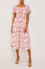 Rails Nanette Print Midi Dress
