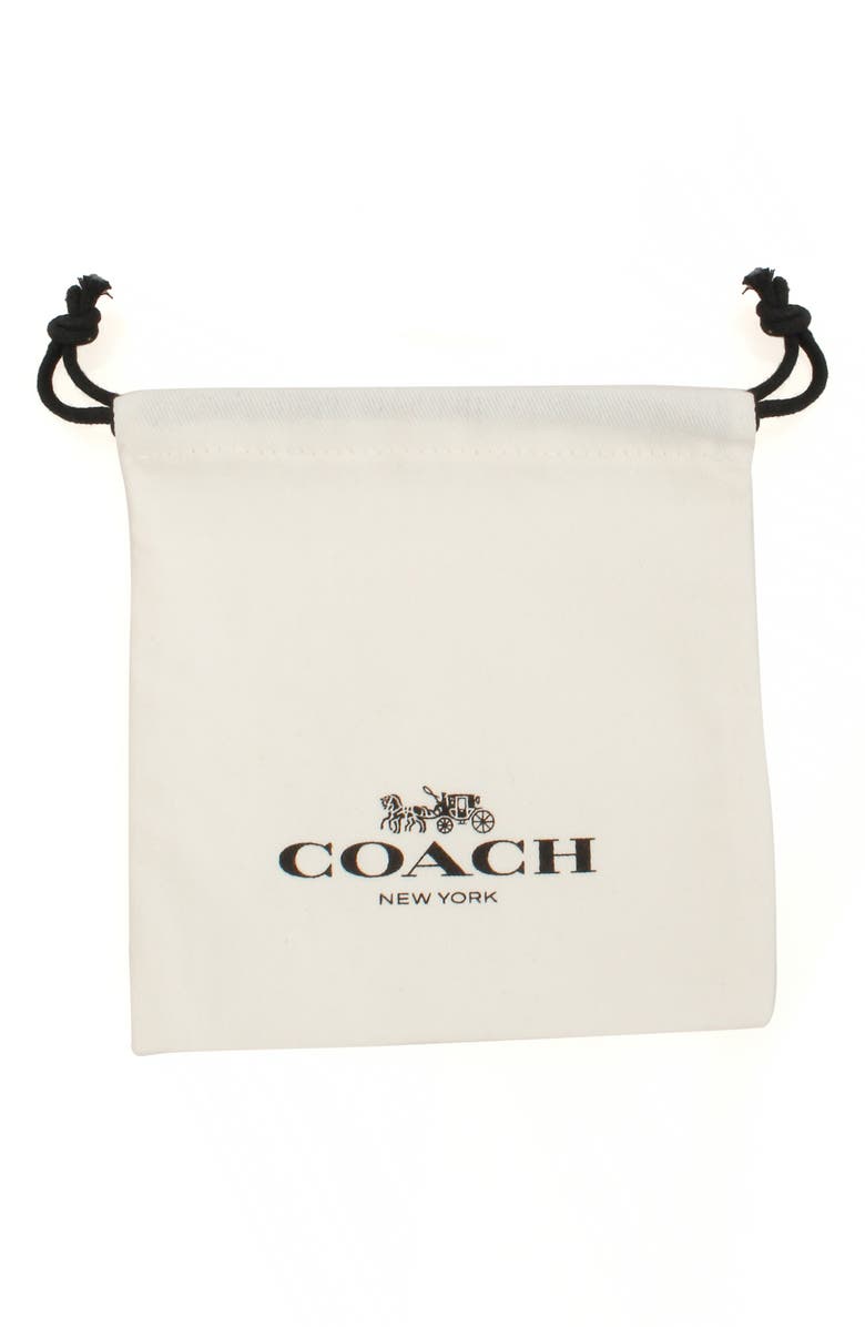 COACH Brushed Pegasus Short Pendant Necklace, Alternate, color, 