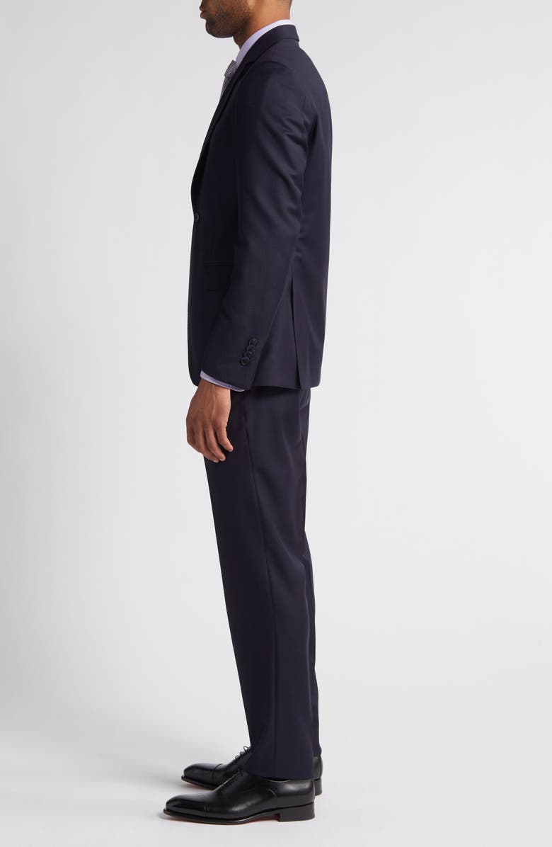 Peter Millar Flynn Classic Fit Navy Mélange Wool Suit, Alternate, color,