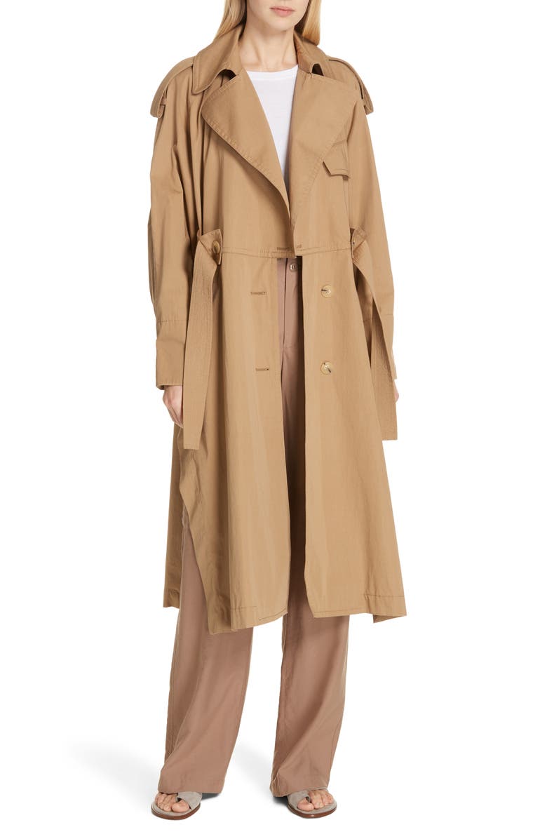 Vince Long Trench Coat, Main, color,