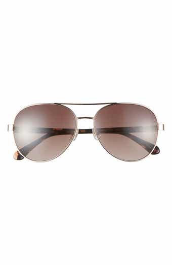 averie 58mm gradient aviator sunglasses