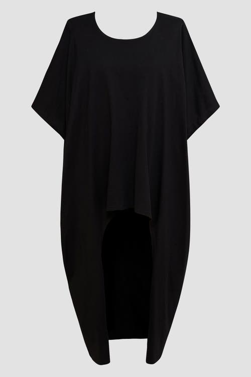 ALEMBIKA ALEMBIKA CREW NECK HIGH-LOW JERSEY TUNIC