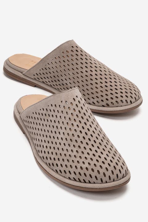 Melara Leather Slip On Mule