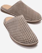 Forever & Always Shoes Melara Leather Slip On Mule