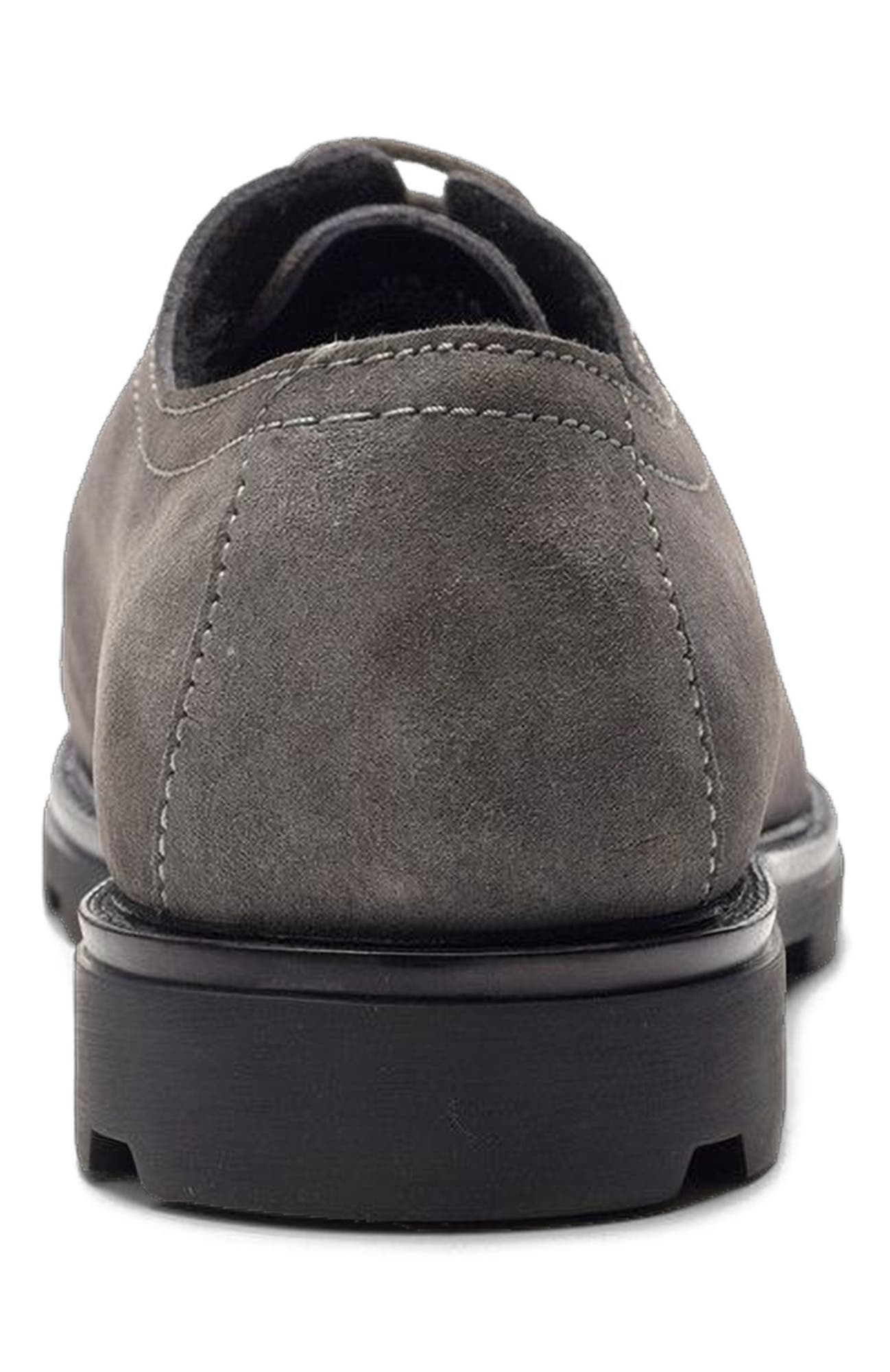 A. Veer Dalton Moc Derby, Alternate, color, Grey Leather