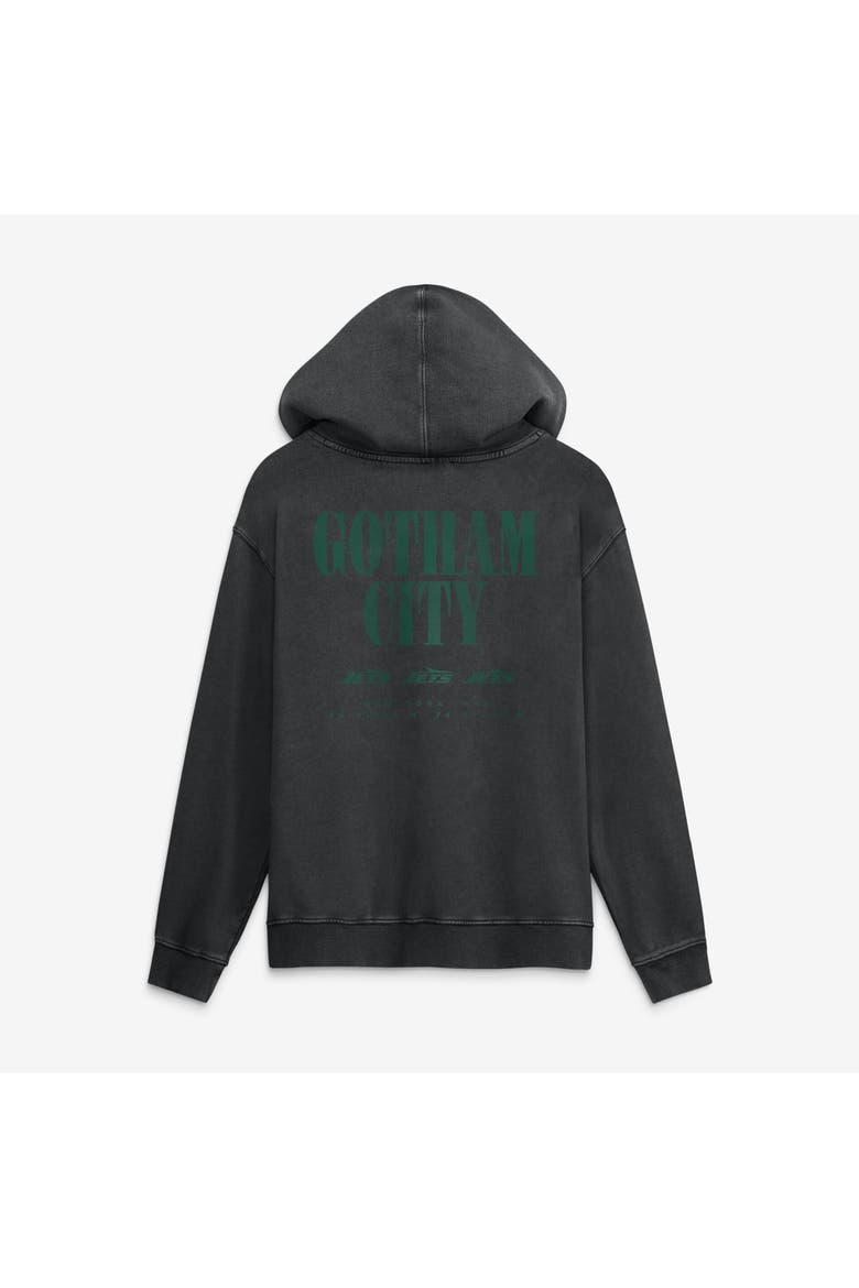 Men's Fanatics Black New York Jets Relaxed Intense Rivalry French Terry Hoodie, Alternate, color, Black