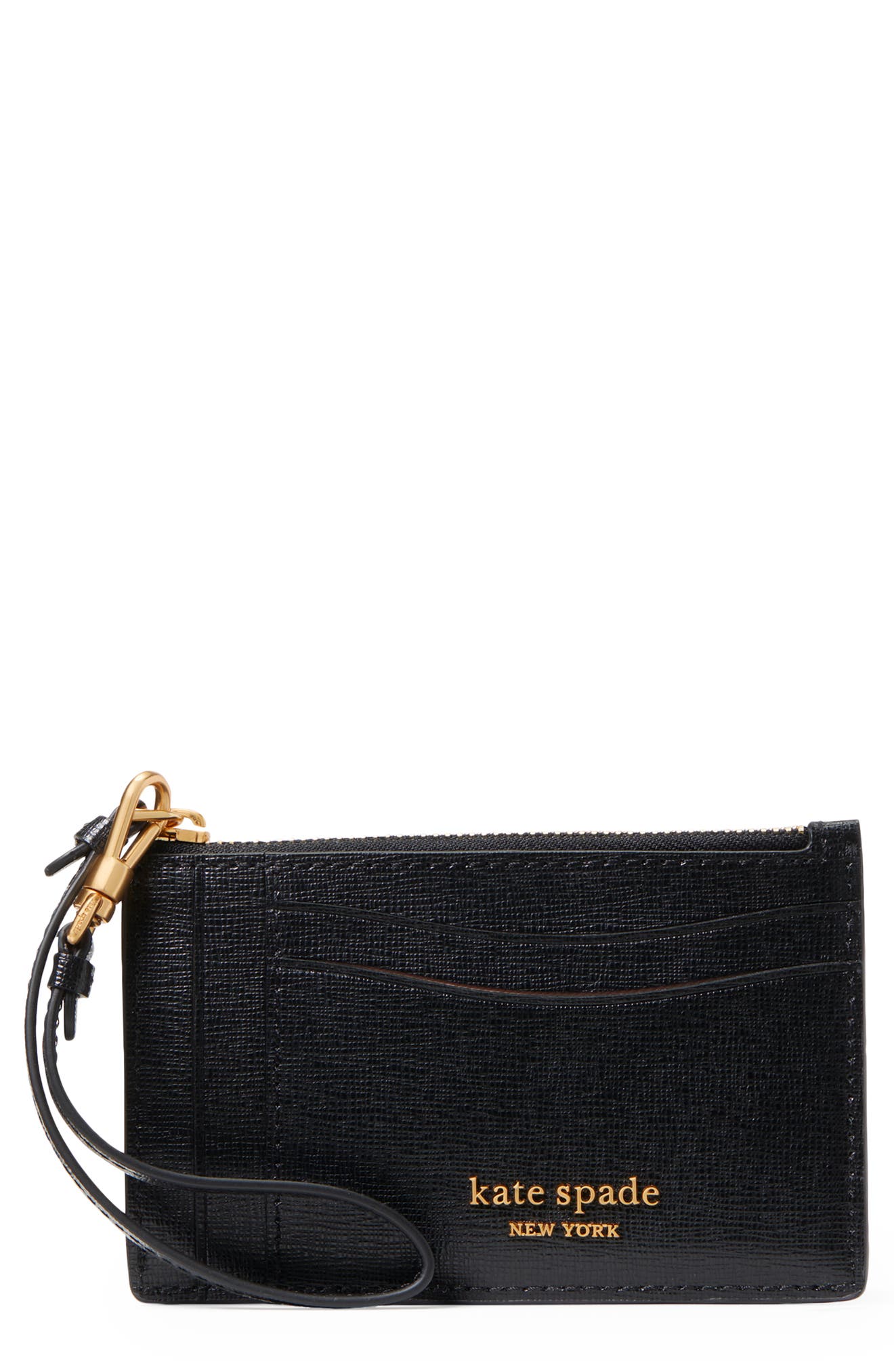 morgan leather wristlet card case