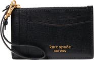 Kate Spade New York morgan leather wristlet card case