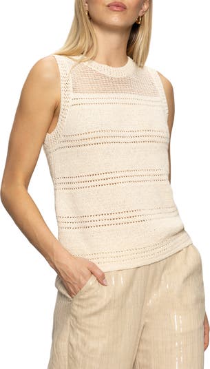 Sanctuary Waves of Summer Sleeveless Sweater | Nordstrom