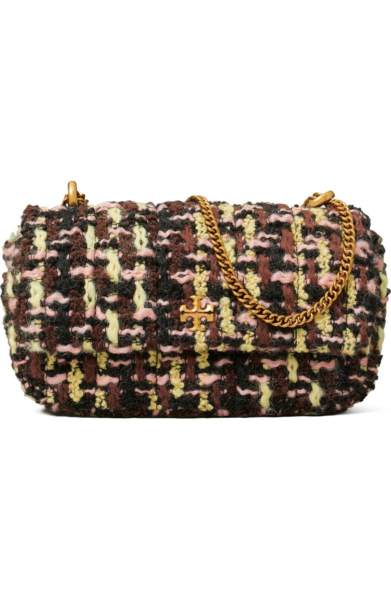 Tory Burch Mini Kira Tweed Shoulder Bag, Main, color,