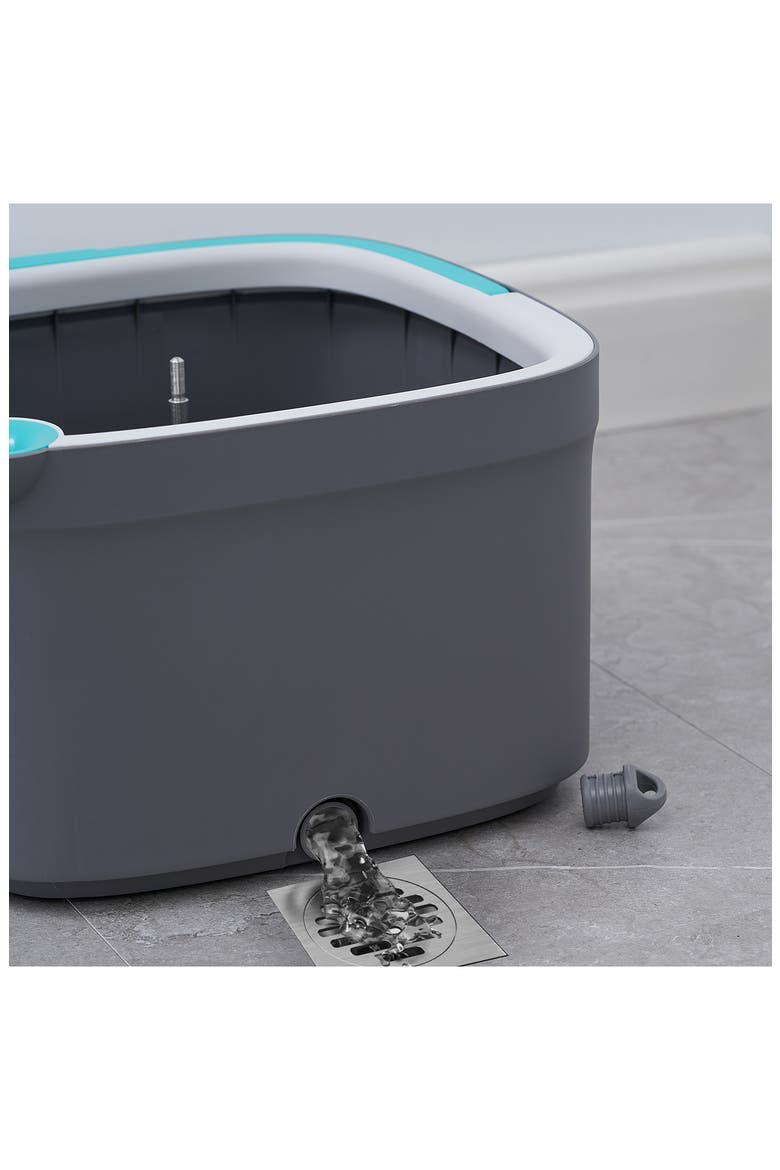 SALAV True & Tidy Spin-800 TRUECLEAN Mop & Bucket System, Alternate, color, GREY