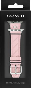 COACH Quilted Silicone 38mm Apple Watch® Watchband
