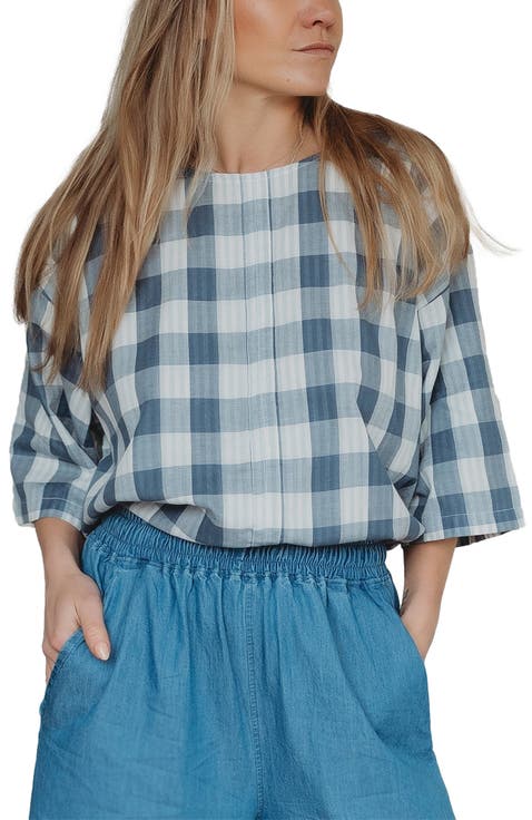 Organic Cotton Doris Tie Back Top