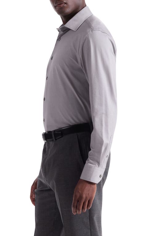 Bugatchi Jimmy Ooohcotton® Button-up Shirt In Gray