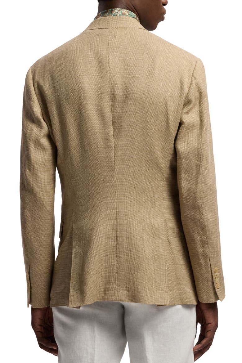 Glenn Hand-Tailored Suit Jacket, Alternate, color, KHAKI MULTI