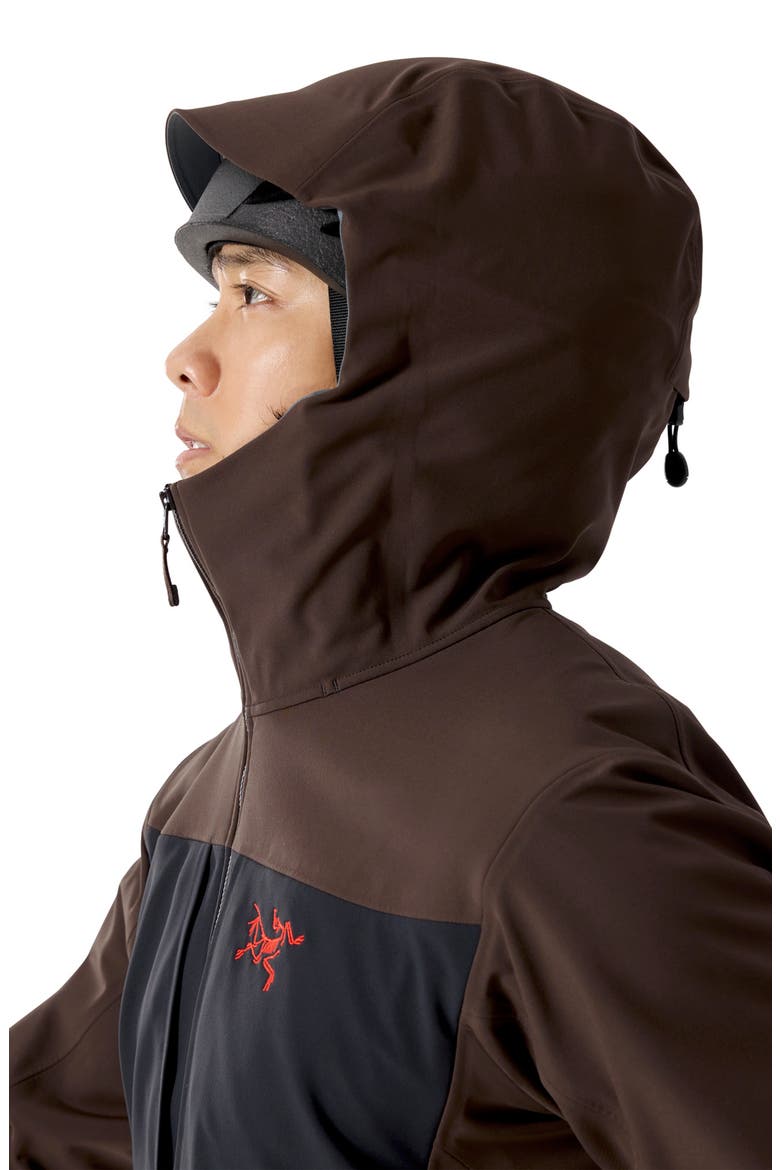 Gamma MX Hooded Jacket, Alternate, color, CAROB/ BLACK/ DYNASTY