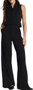 SPANX® AirEssentials Shawl Collar Half Zip Jumpsuit