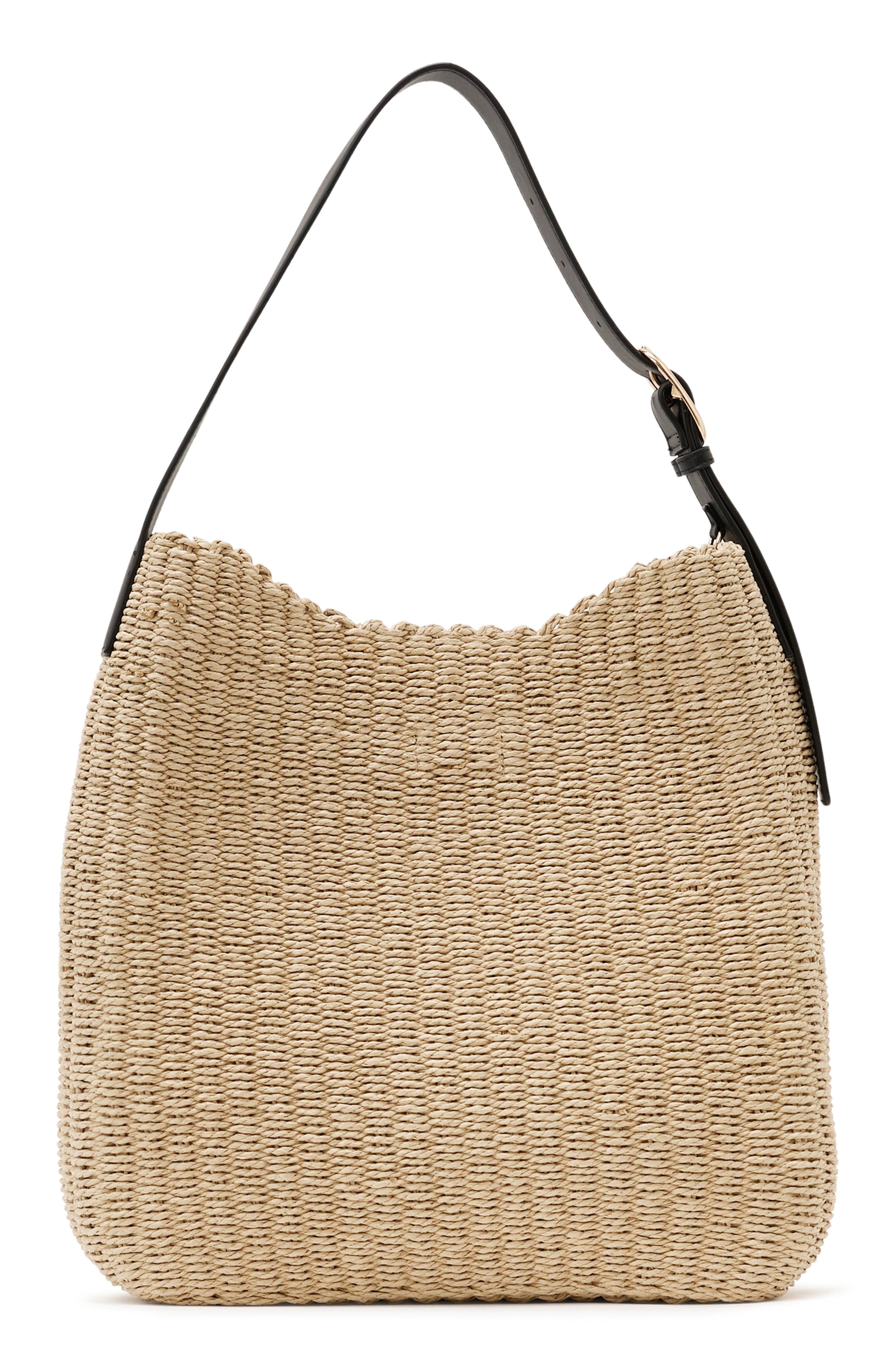 Reiss Margot Shoulder Bag, Main, color, Natural