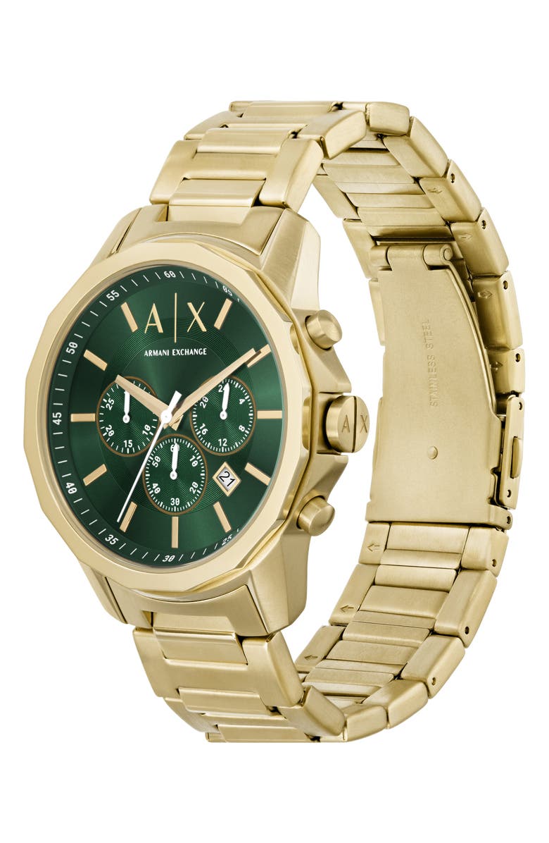 AX Armani Exchange Chronograph Bracelet Watch, 44mm, Alternate, color, 