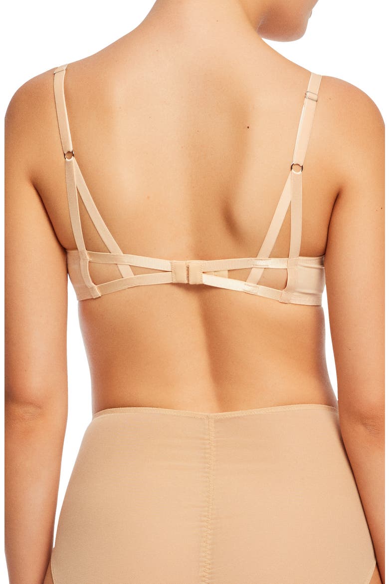 Dahlia Balconette Bralette, Alternate, color, CREME CARA
