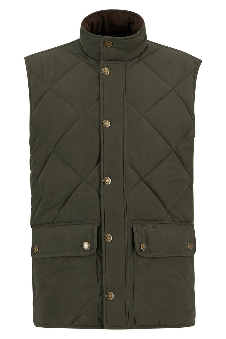 Winter Lowerdale Quilted Vest, Alternate, color, DARK OLIVE