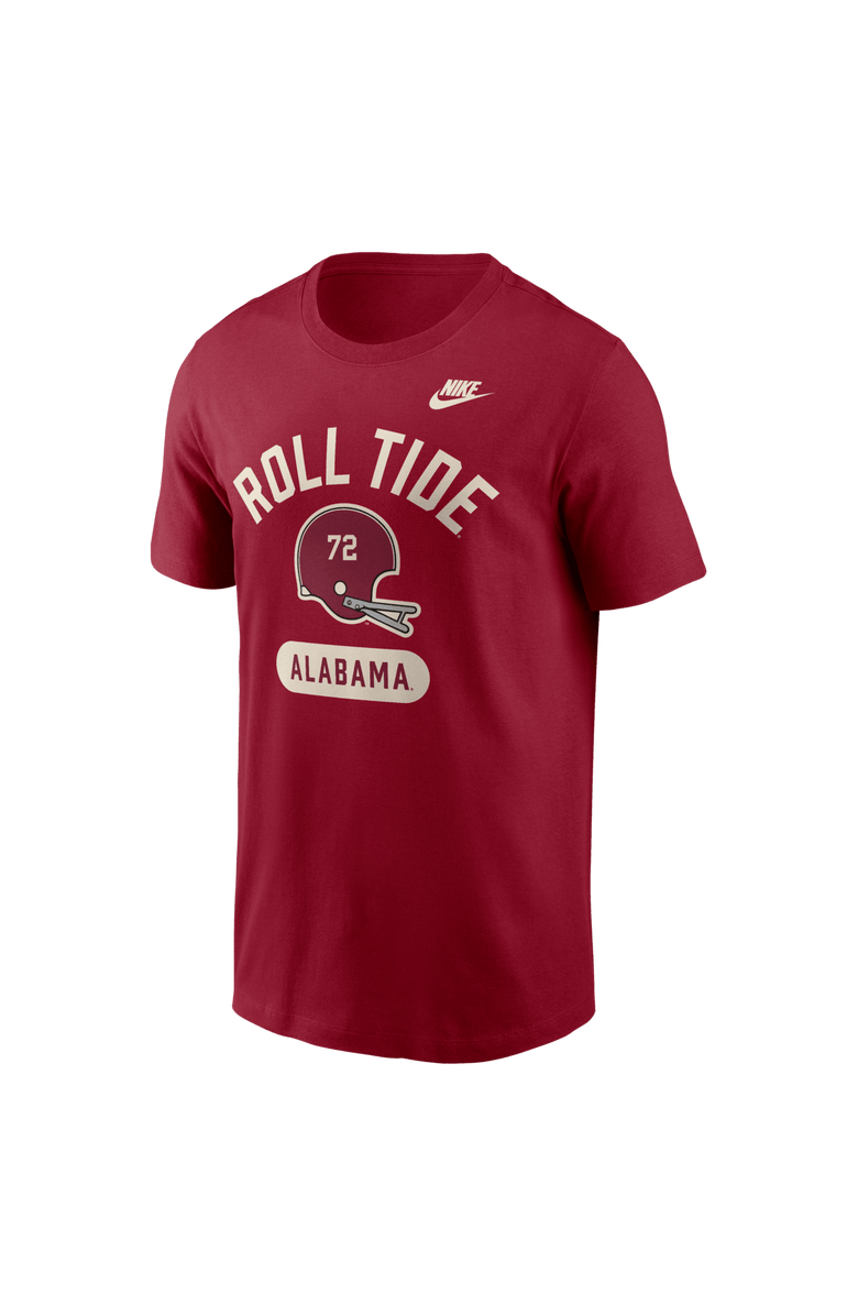 Nike Men's Nike Crimson Alabama Crimson Tide Legacy Arch Helmet T-Shirt, Alternate, color, Crimson
