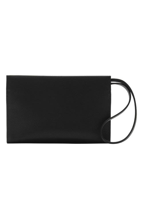 Burberry Cotswolds Leather Wristlet Pouchette