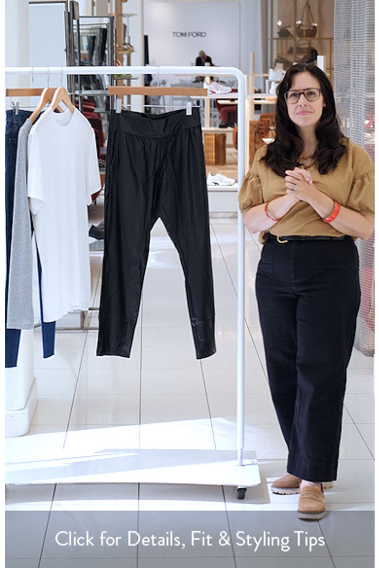 Faux Leather Cigarette Pants video
