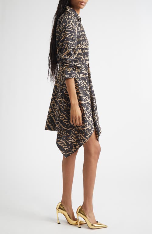 Cinq À Sept Love Journal Jacey Long Sleeve Shirtdress In Multi